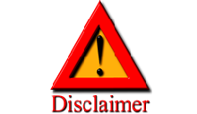 Legal Disclaimers